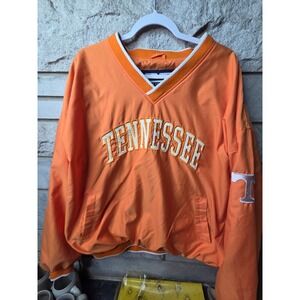 Vintage Tennessee‎ Volunteers CS Sport Orange V-Neck Windbreaker Pullover XXL